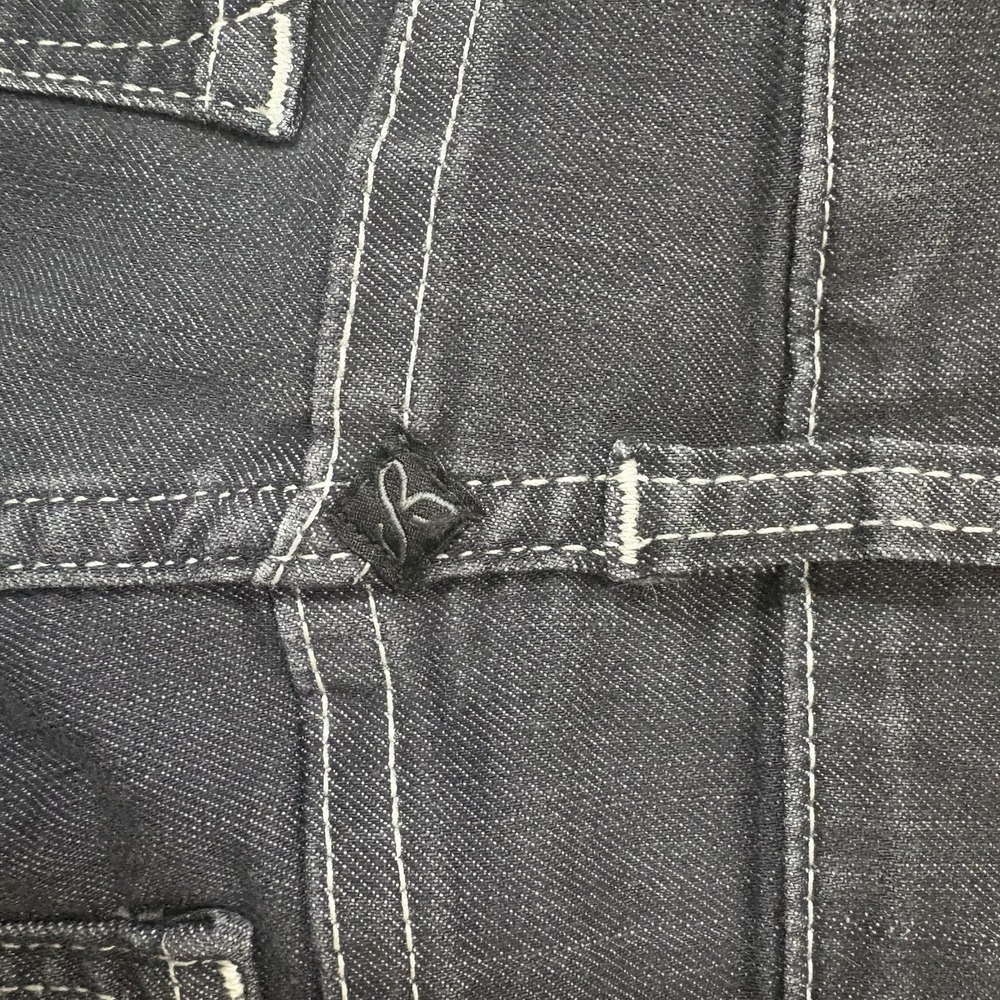 Prana Jeans Womens 6/26 TALL Washed Out Black Kayla Slim Straight Organic Cotton - Picture 8 of 9